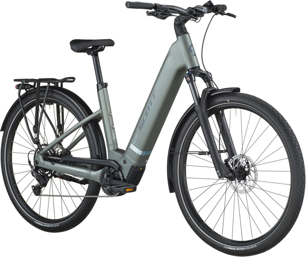 Vélo de Ville Électrique Scott Sub Sport 30 Wave Shimano Cues 9V 540Wh 700mm Vert 2026