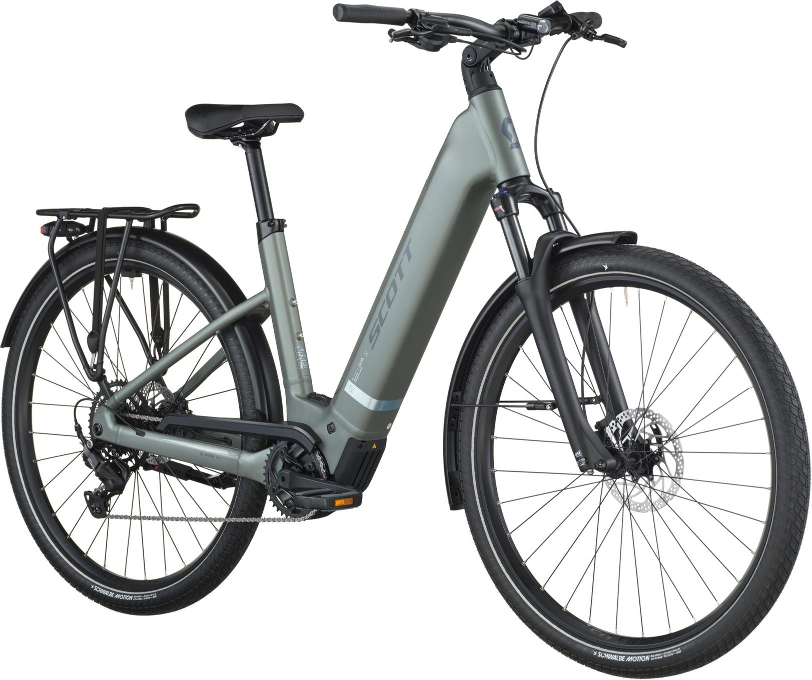 Vélo de Ville Électrique Scott Sub Sport 30 Wave Shimano Cues 9V 540Wh 700mm Vert 2026