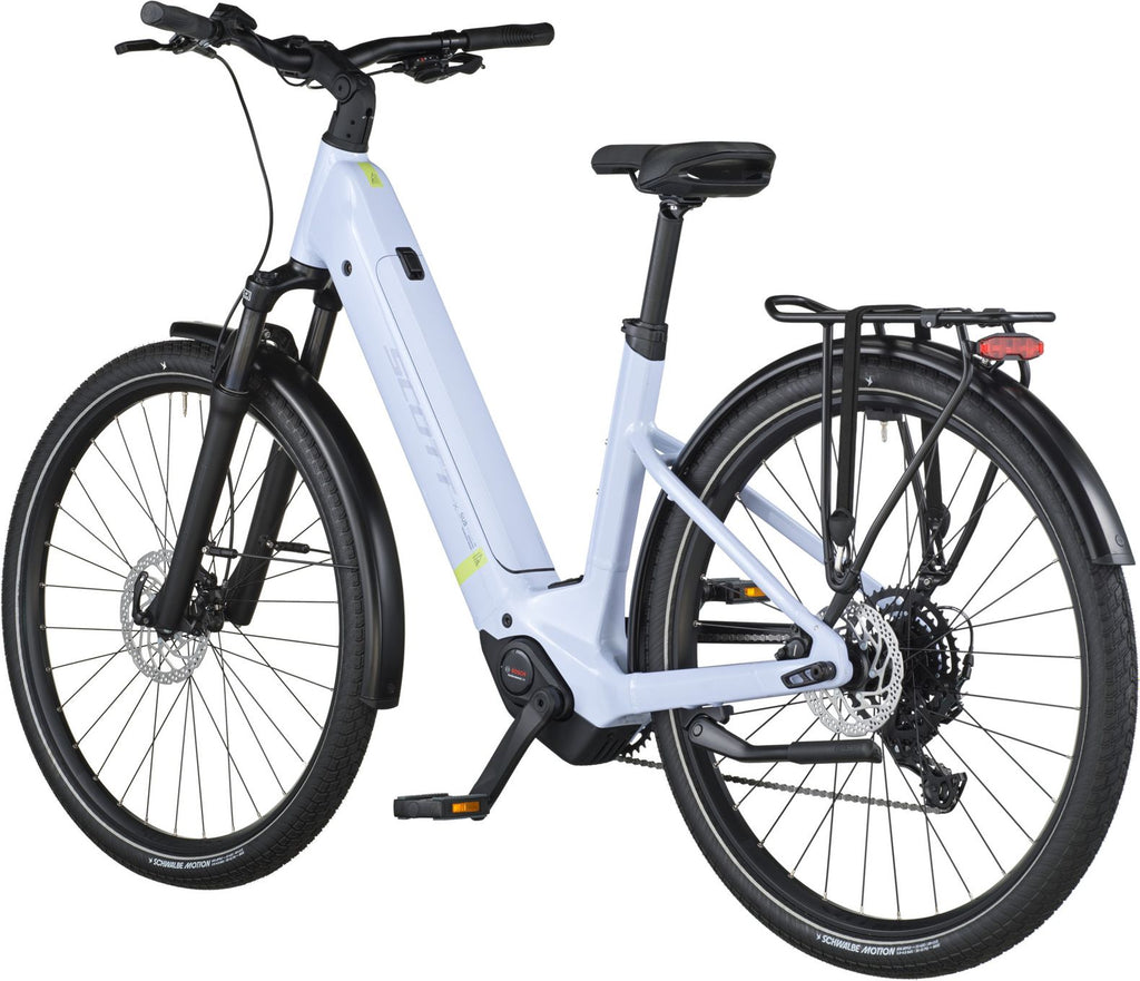 Vélo de Ville Électrique Scott Sub Sport 30 Wave Shimano Cues 9V 540Wh 700mm Bleu 2026