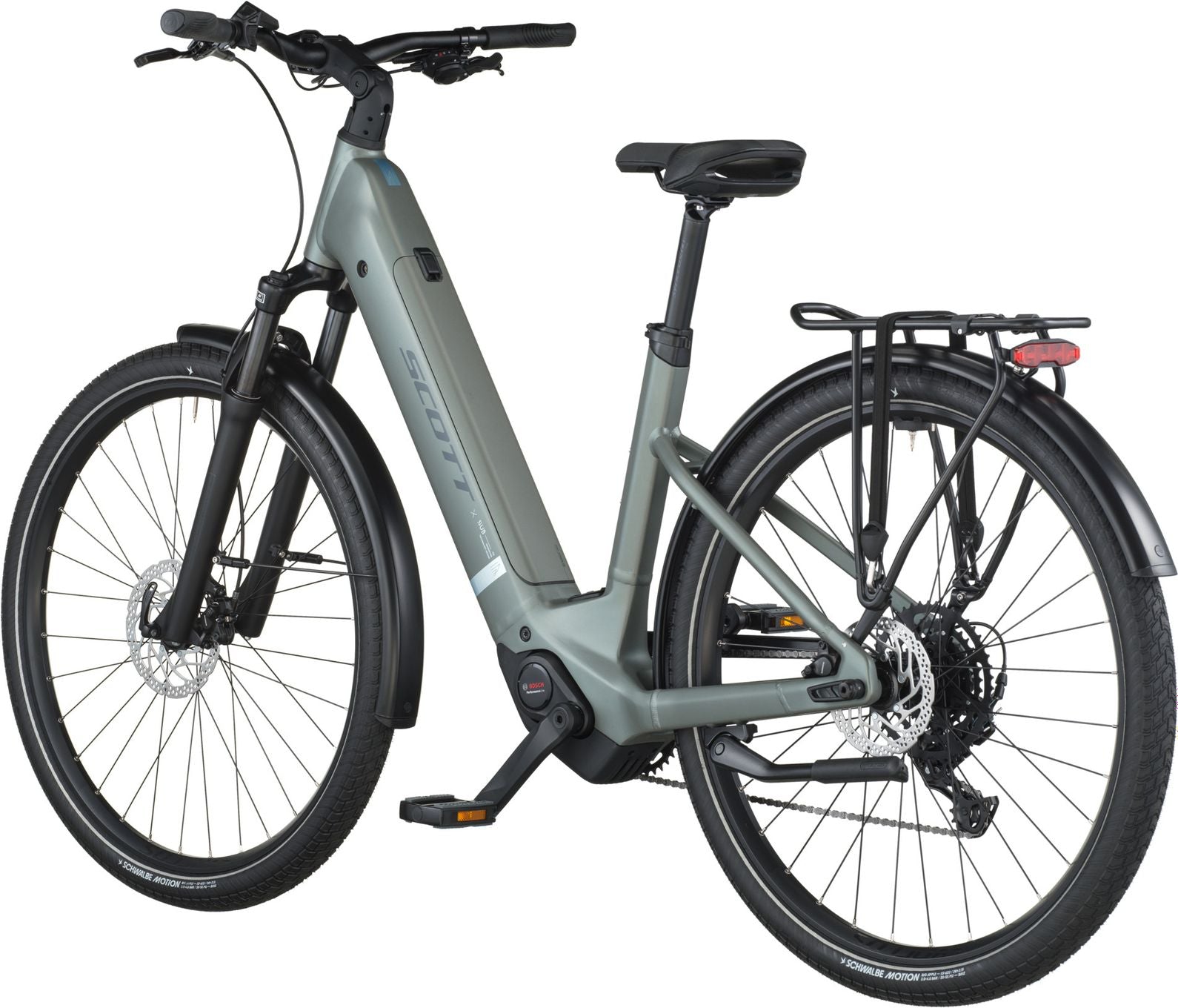 Vélo de Ville Électrique Scott Sub Sport 30 Wave Shimano Cues 9V 540Wh 700mm Vert 2026
