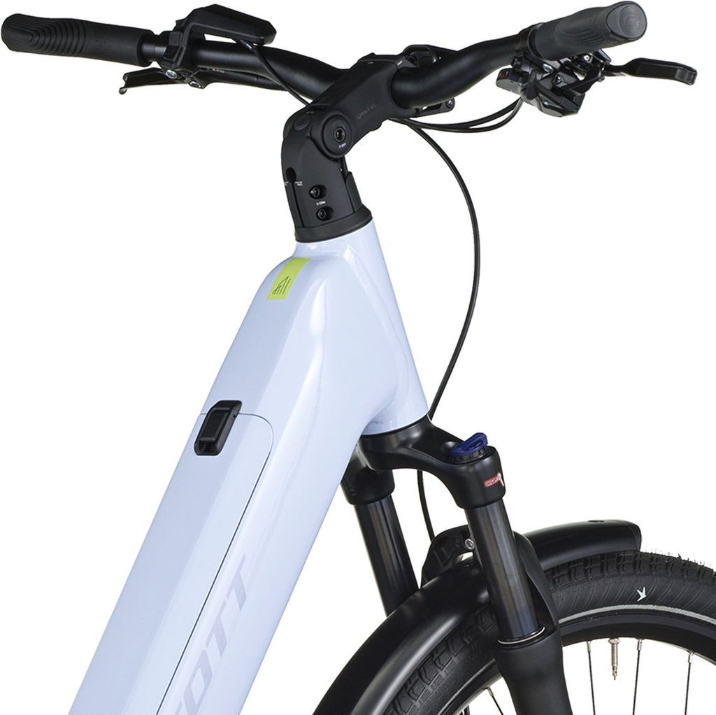 Vélo de Ville Électrique Scott Sub Sport 30 Wave Shimano Cues 9V 540Wh 700mm Bleu 2026
