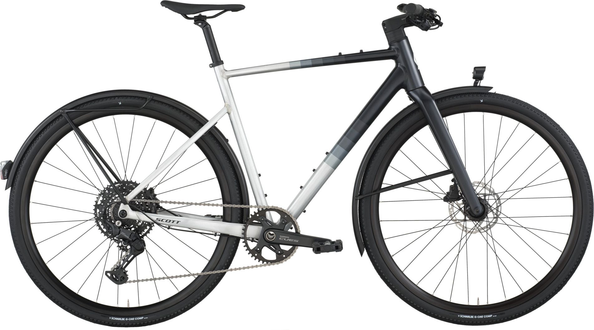 Vélo Fitness Scott Metrix 20 EQ Shimano Cues 10V 700 mm Noir/Argent 2026