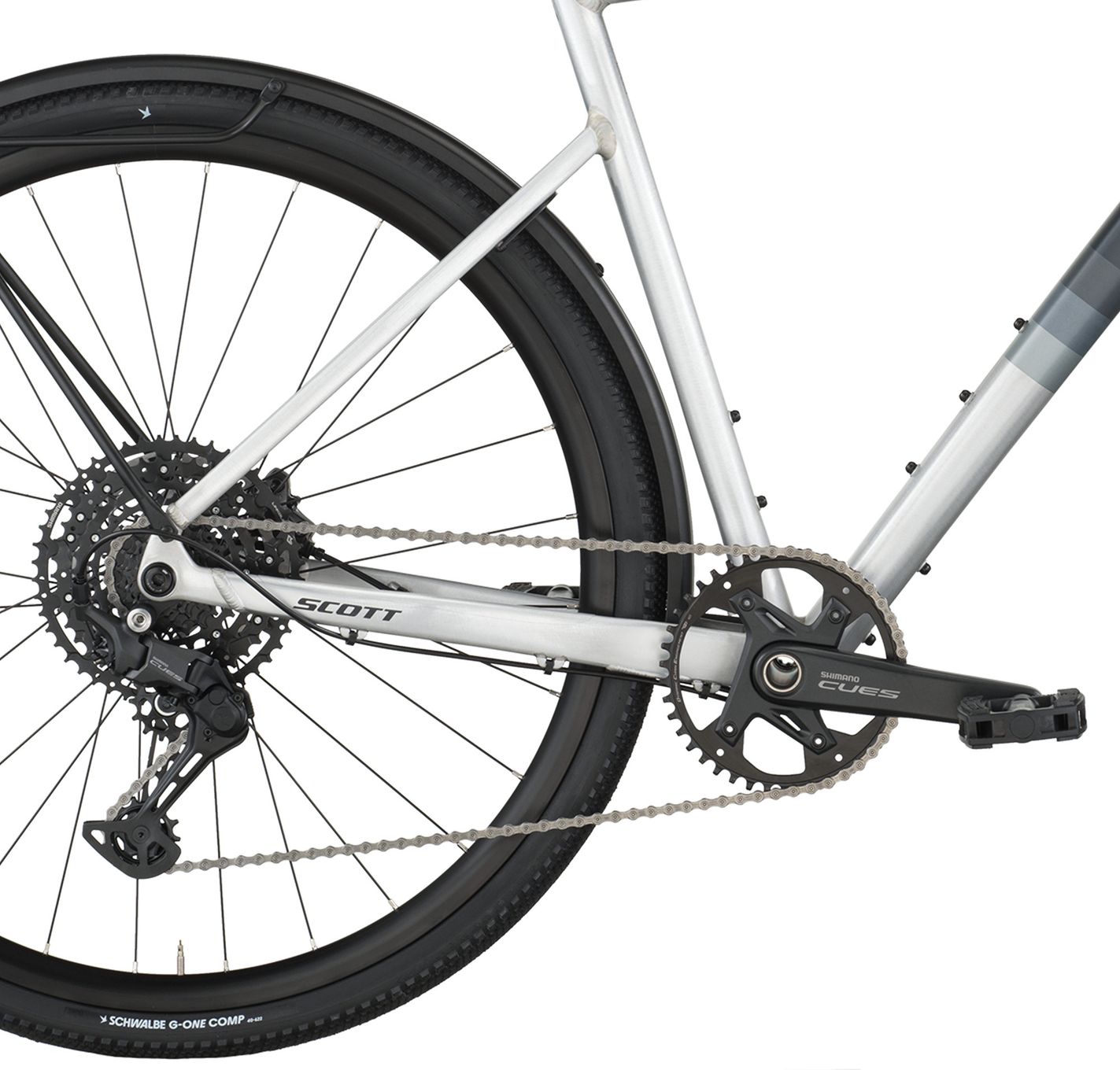 Vélo Fitness Scott Metrix 20 EQ Shimano Cues 10V 700 mm Noir/Argent 2026