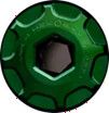 Vis de Pédalier auto-extractrice OAK pour Sram DUB M18/M30 Vert