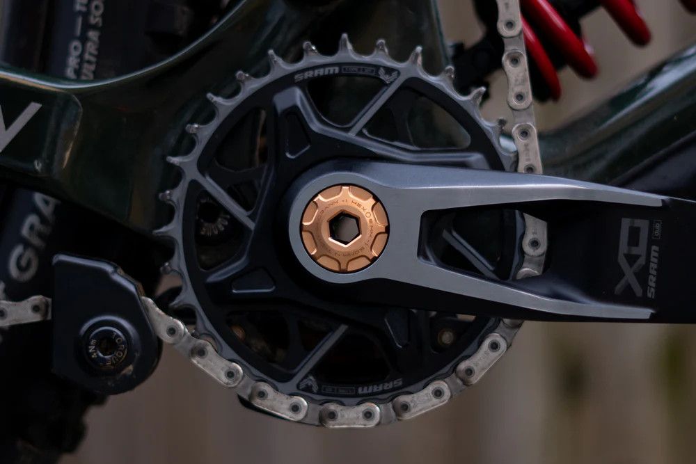 Vis de Pédalier auto-extractrice OAK pour Sram DUB M18/M30 Cuivre
