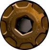 Vis de Pédalier auto-extractrice OAK pour Sram DUB M18/M30 "Kashgold"