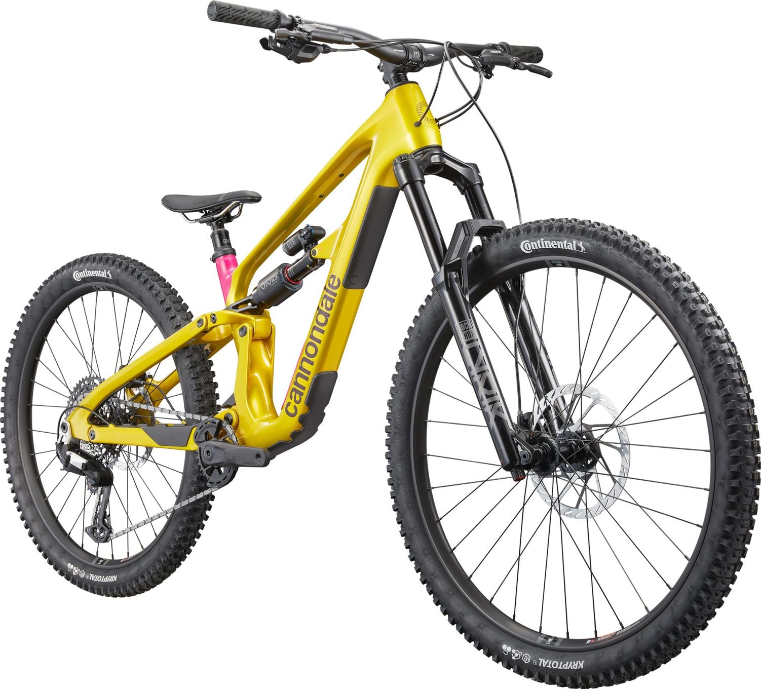 VTT Tout-Suspendu Cannondale Bad Habit 2 Sram 12V MX (29/27.5'') Jaune/Rose