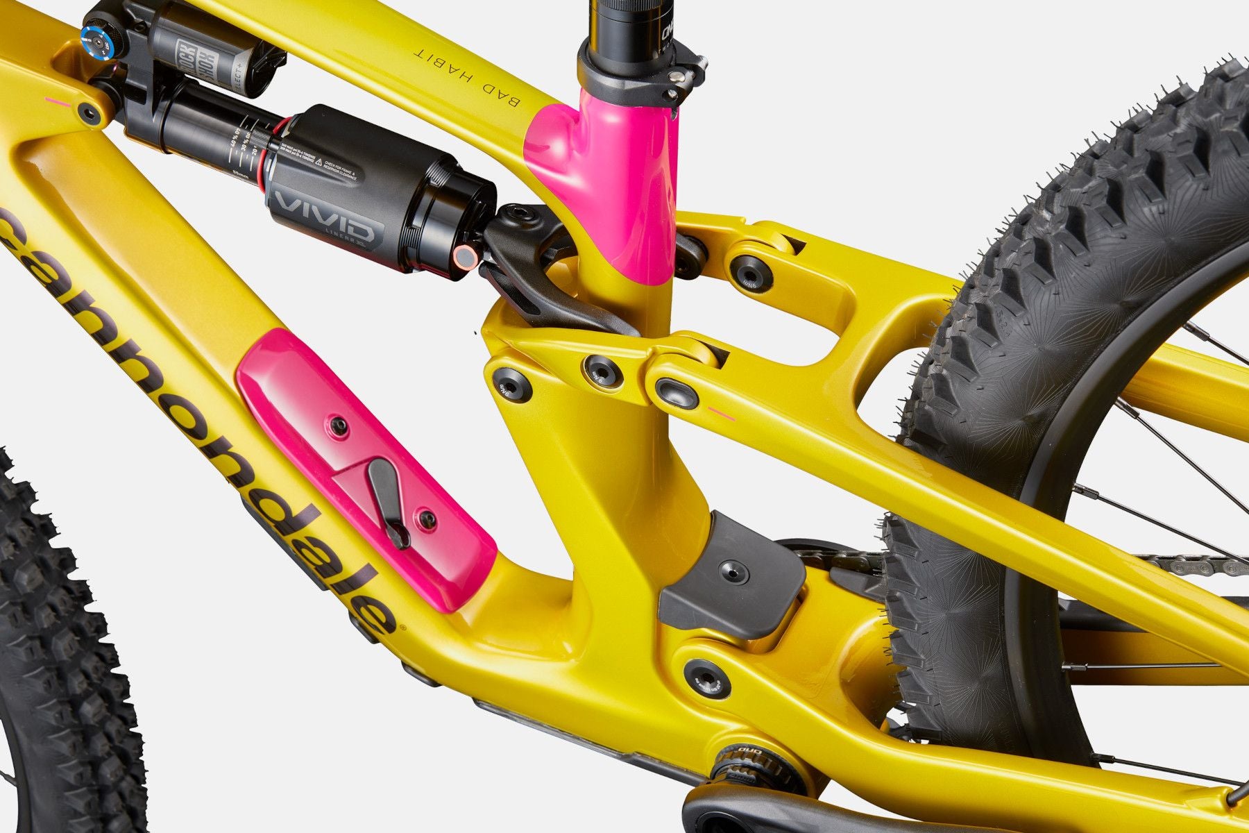 VTT Tout-Suspendu Cannondale Bad Habit 2 Sram 12V MX (29/27.5'') Jaune/Rose