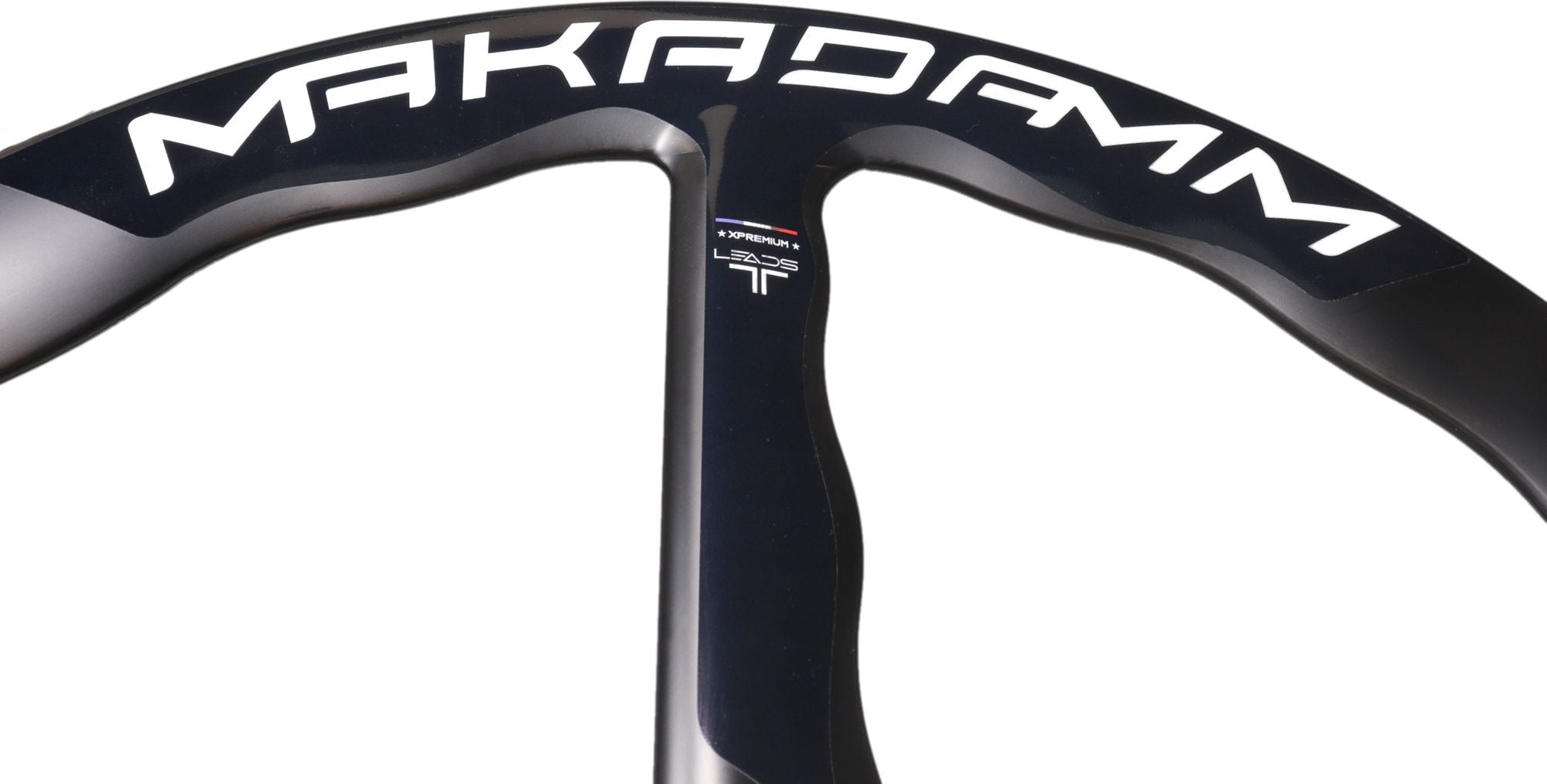 Paire de roues carbone route triathlon TT – MaKadamm leads disc xpremium à pneus – 686gr la roue – centerlock – axe 12x100