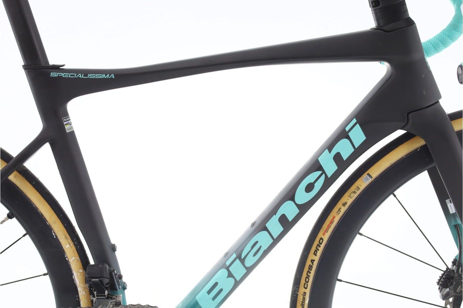 Produit reconditionné · Bianchi Specialissima Di2 12V Arkea Tema · Gris / Vélo de route | Très bon état