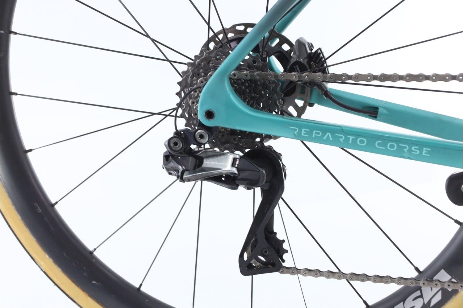 Produit reconditionné · Bianchi Specialissima Di2 12V Arkea Tema · Gris / Vélo de route | Très bon état
