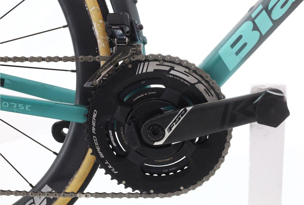 Produit reconditionné · Bianchi Specialissima Di2 12V Arkea Tema · Gris / Vélo de route | Très bon état