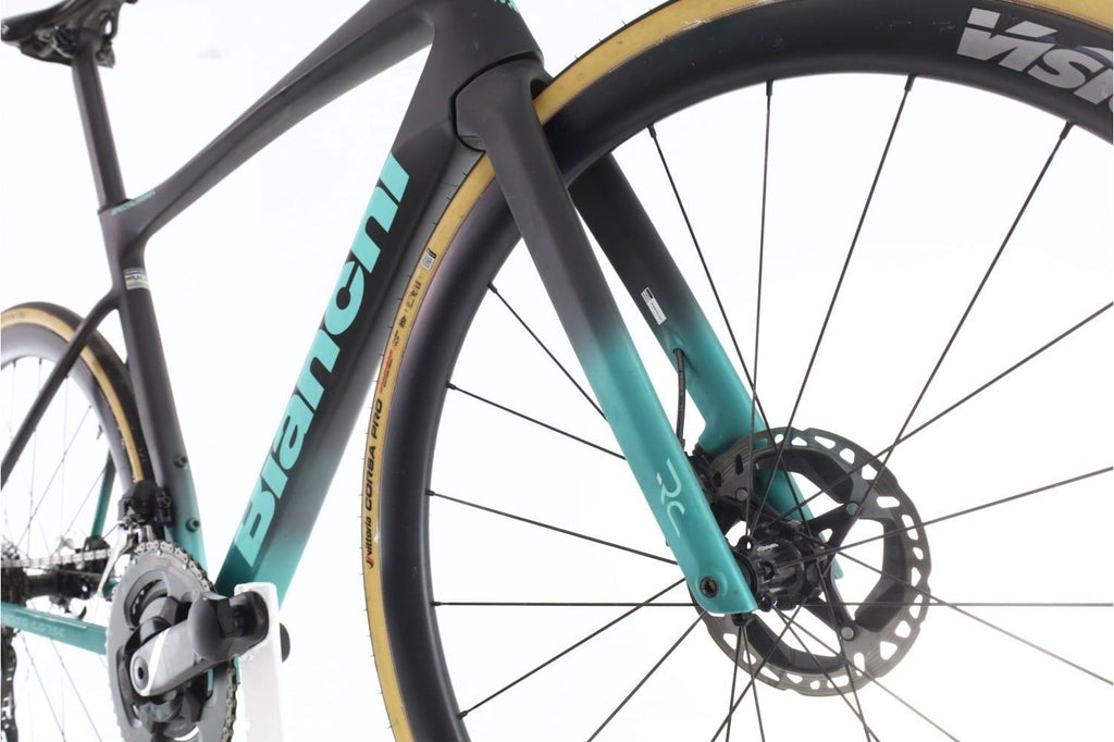 Produit reconditionné · Bianchi Specialissima Di2 12V Arkea Tema · Gris / Vélo de route | Très bon état