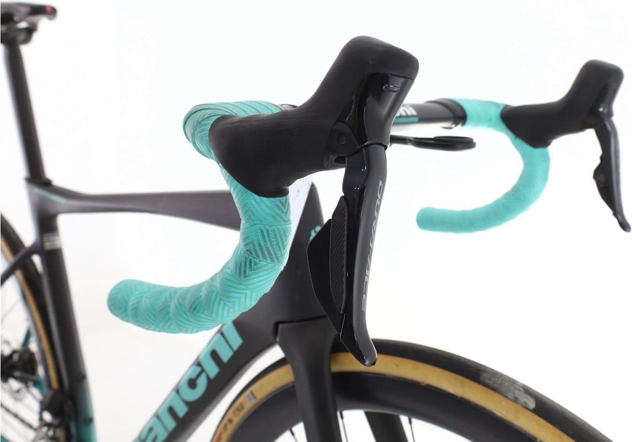 Produit reconditionné · Bianchi Specialissima Di2 12V Arkea Tema · Gris / Vélo de route | Très bon état