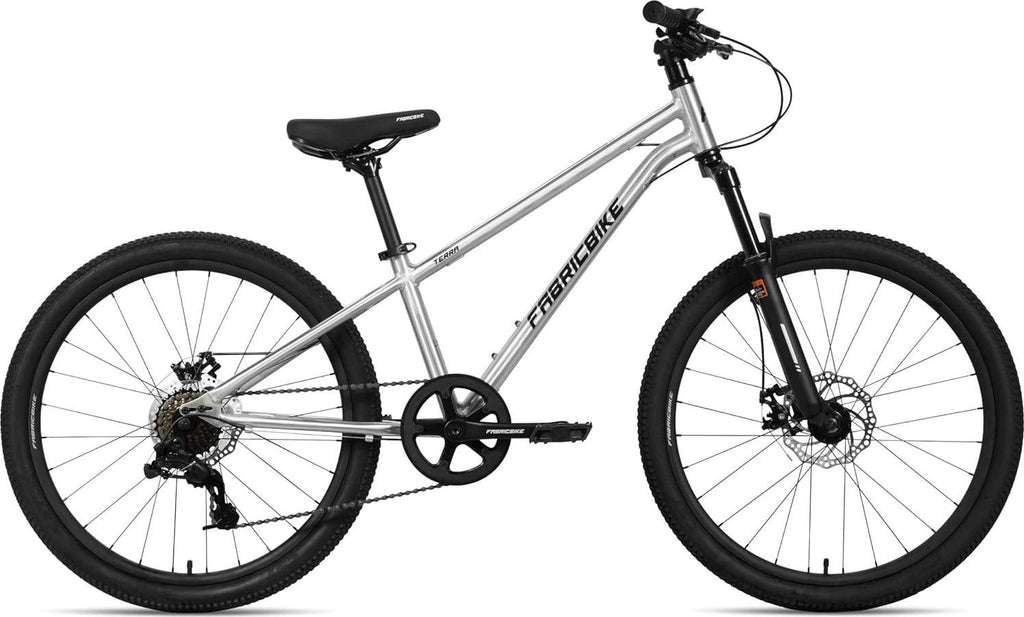Terra - VTT 24" alu, 8-12 ans, 7 vit., freins à disque, suspension.