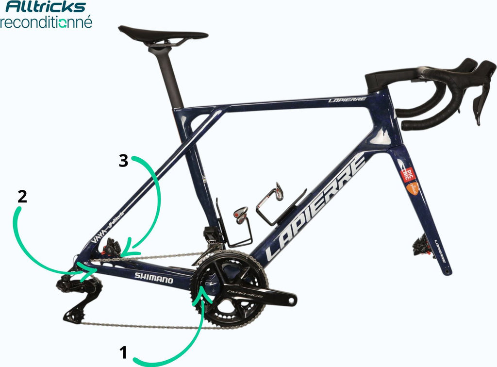 Vélo Route Lapierre Xelius DRS Shimano Dura Ace Di2 12V 2025 T.L 180/192cm - Vélo Team Pro 