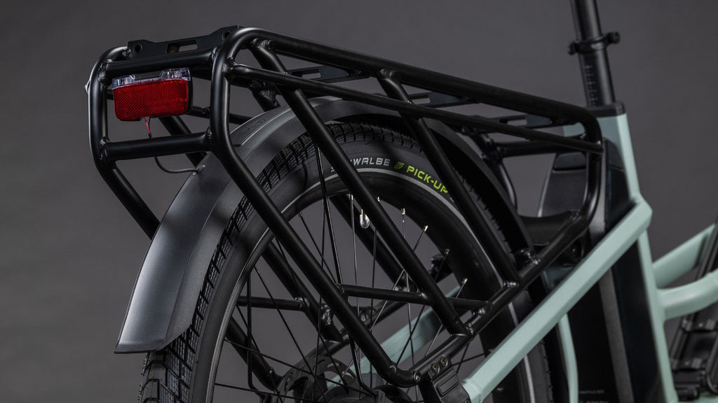 Vélo Cargo Longtail Électrique Cube Longtail Hybrid Comfort 800 Enviolo Heavy Duty 800 Wh 26'' Gris Vert Haze 2026