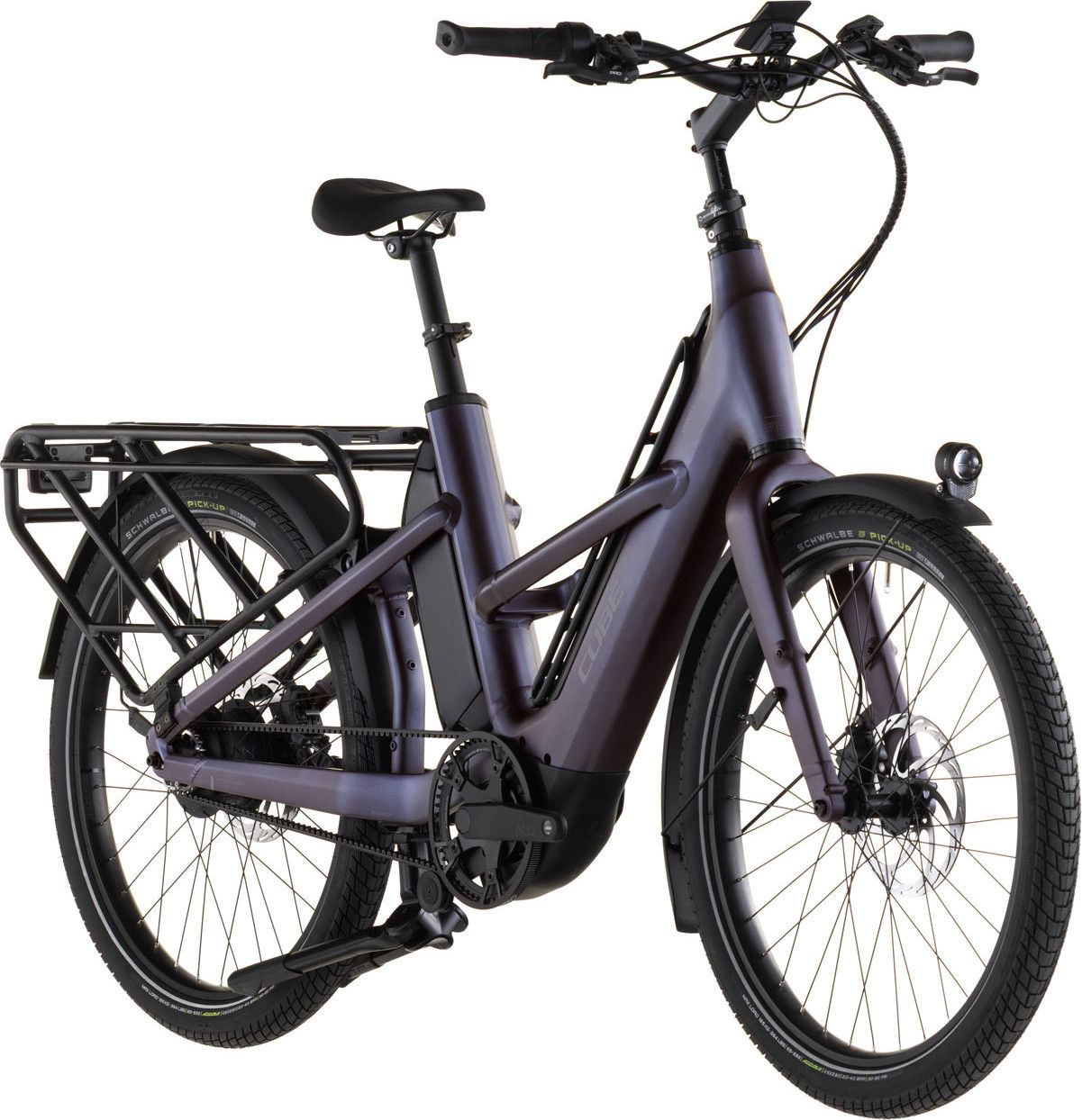 Vélo Cargo Longtail Électrique Cube Longtail Hybrid Comfort 800 Enviolo Heavy Duty 800 Wh 26'' Gris Rouge Mineral 2026