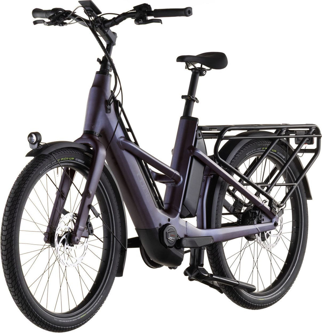 Vélo Cargo Longtail Électrique Cube Longtail Hybrid Comfort 800 Enviolo Heavy Duty 800 Wh 26'' Gris Rouge Mineral 2026