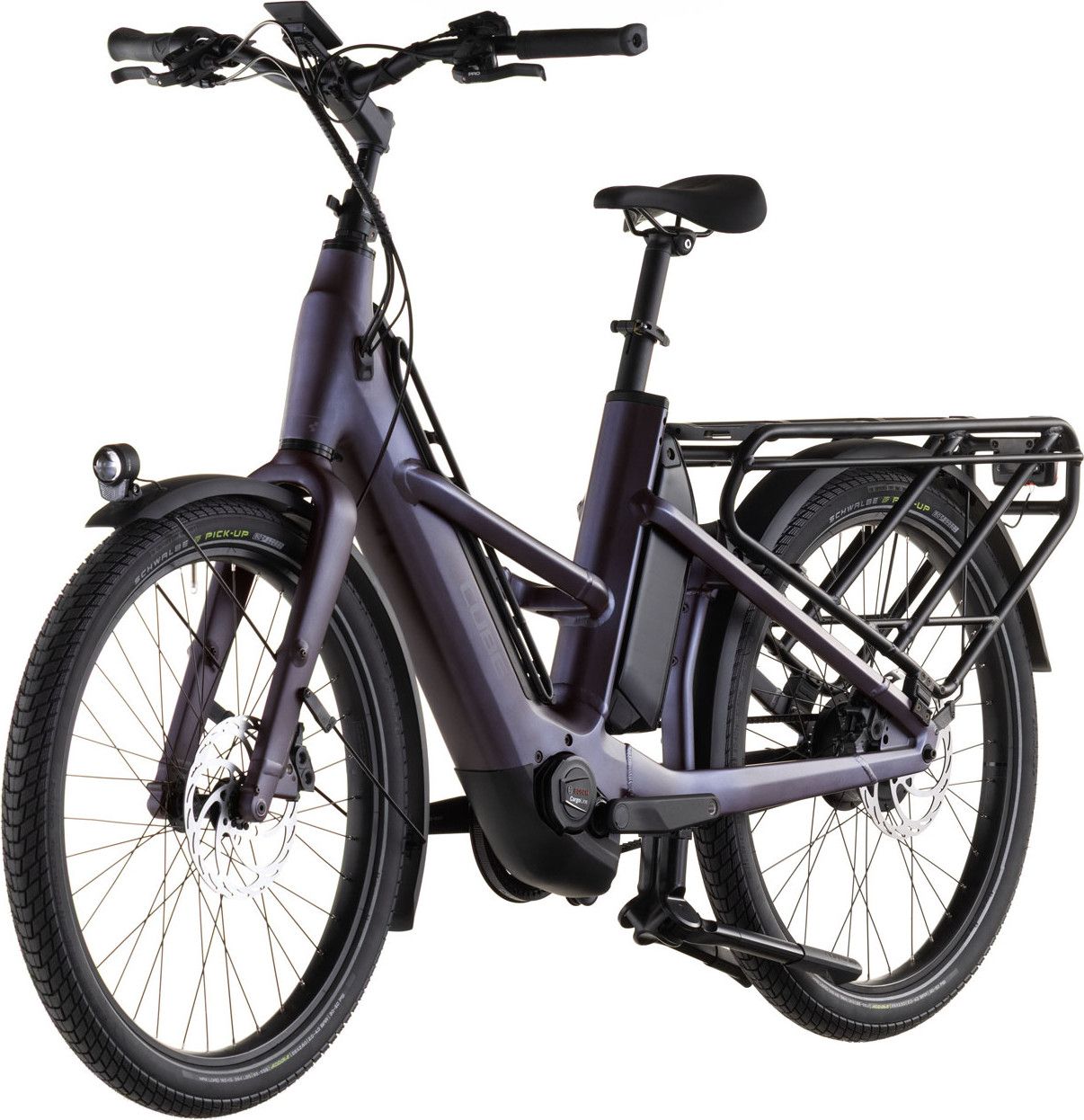 Vélo Cargo Longtail Électrique Cube Longtail Hybrid Comfort 800 Enviolo Heavy Duty 800 Wh 26'' Gris Rouge Mineral 2026
