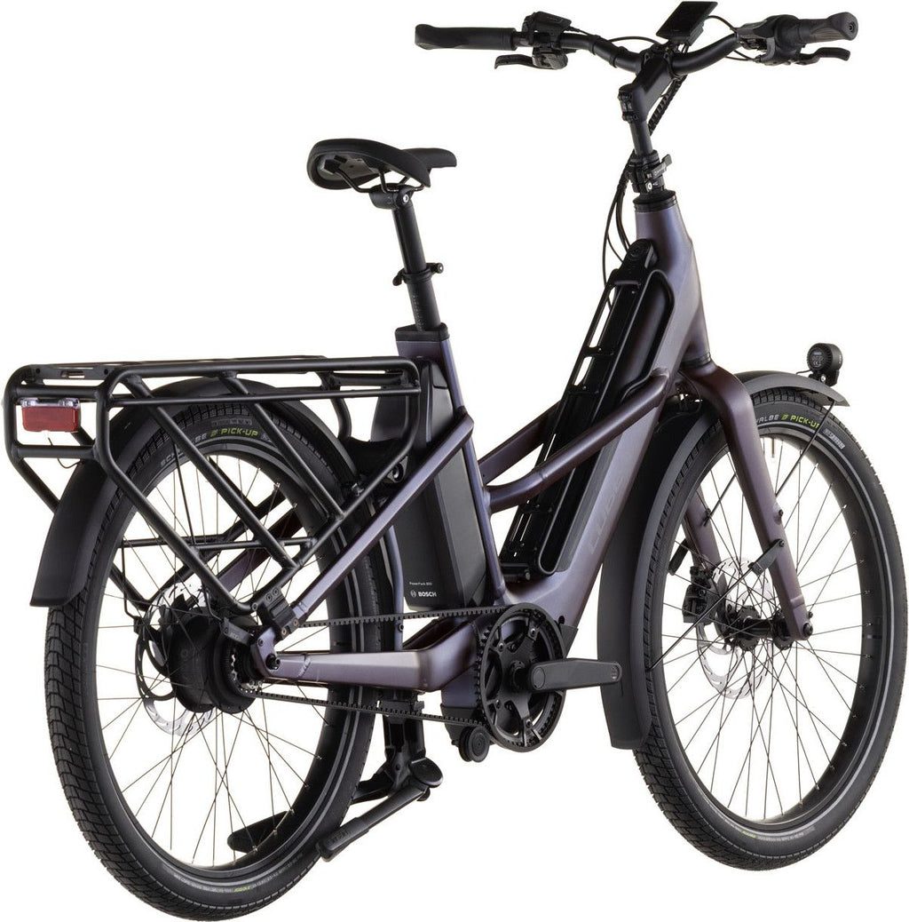 Vélo Cargo Longtail Électrique Cube Longtail Hybrid Comfort 800 Enviolo Heavy Duty 800 Wh 26'' Gris Rouge Mineral 2026