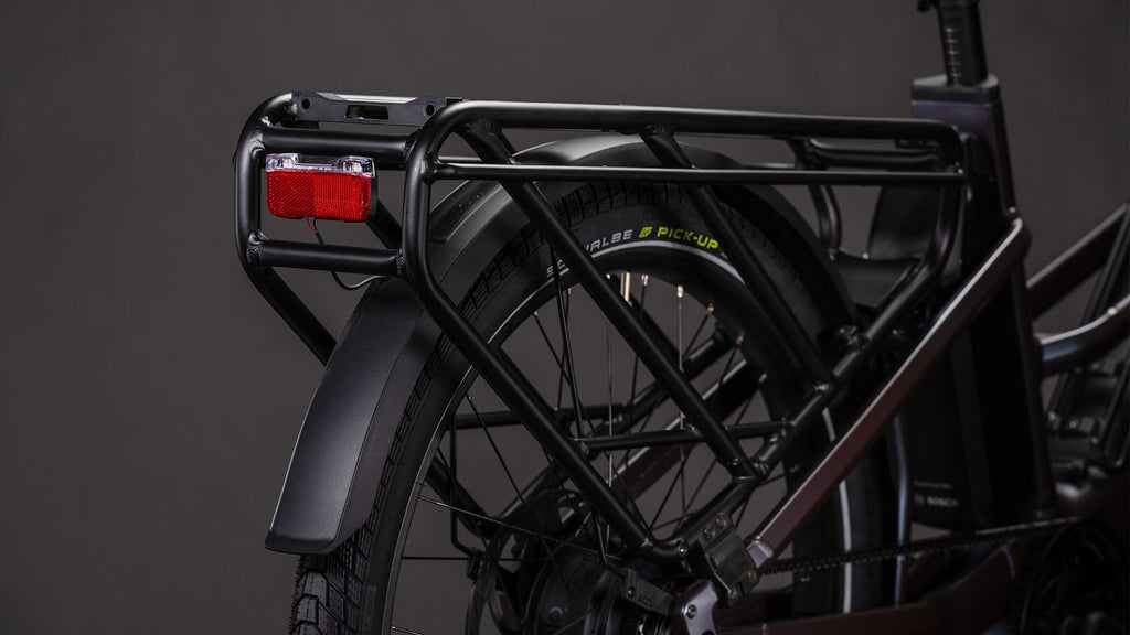 Vélo Cargo Longtail Électrique Cube Longtail Hybrid Comfort 800 Enviolo Heavy Duty 800 Wh 26'' Gris Rouge Mineral 2026