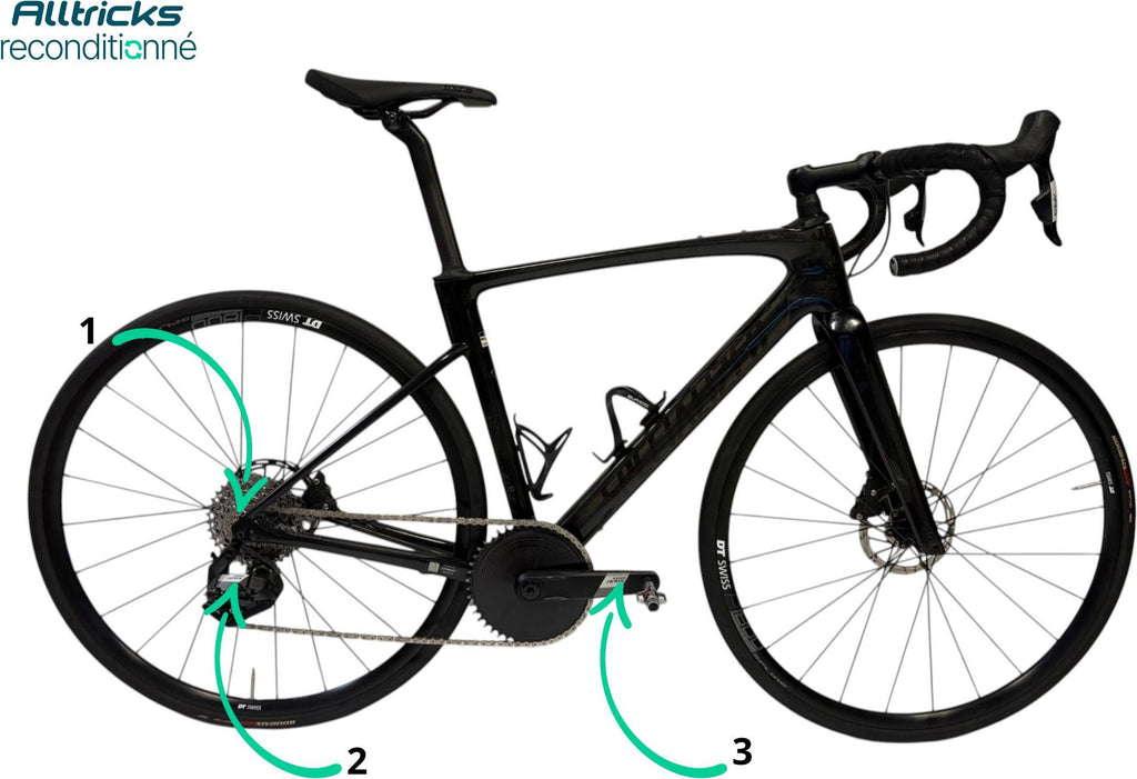 Vélo Route Spécialized Roubaix Sram Apex 12V 700 T.54 170/175cm - Produit Reconditionné