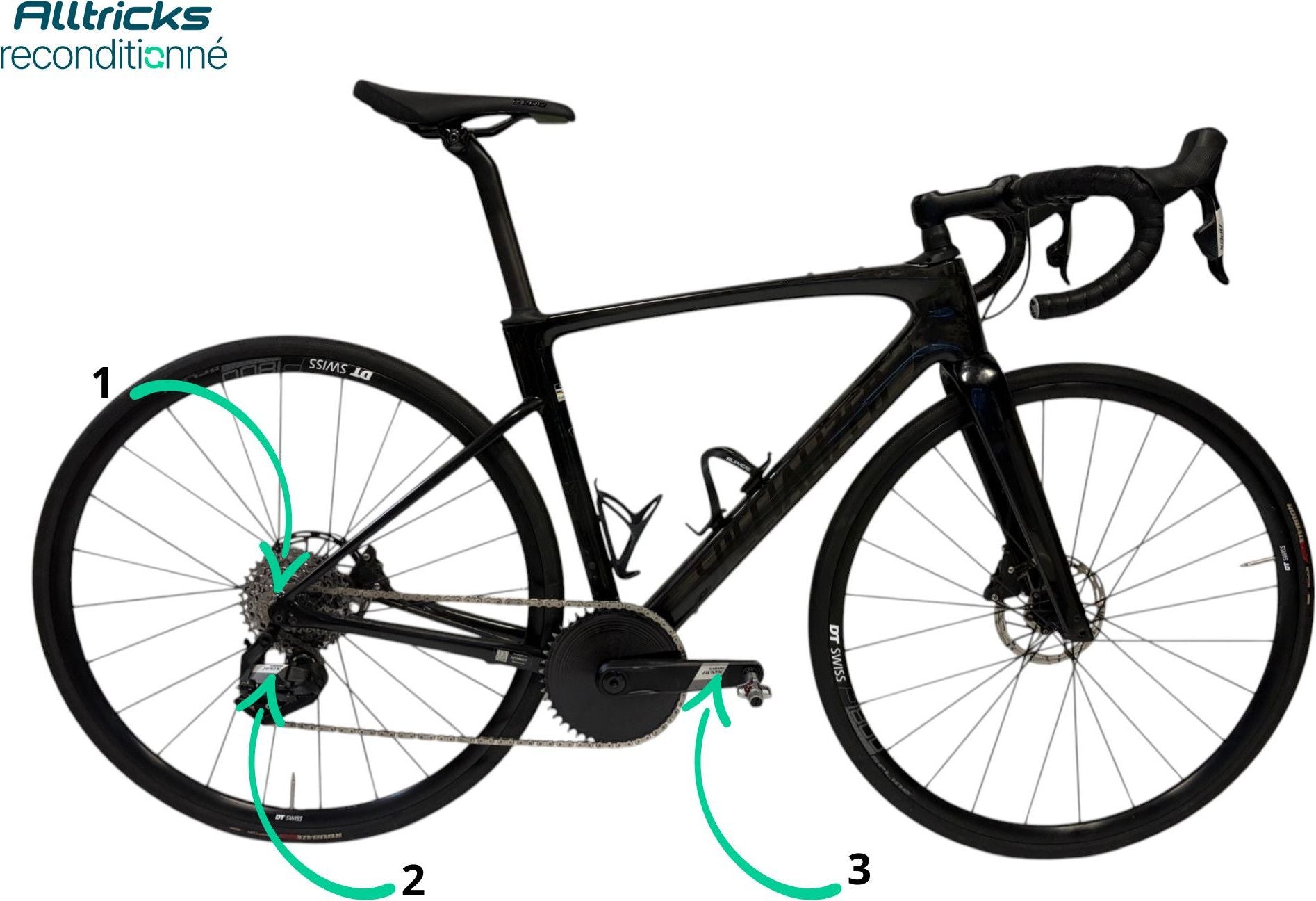 Vélo Route Spécialized Roubaix Sram Apex 12V 700 T.54 170/175cm - Produit Reconditionné