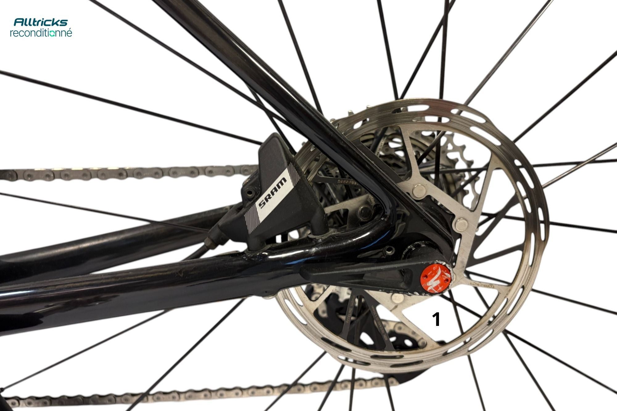 Vélo Route Spécialized Roubaix Sram Apex 12V 700 T.54 170/175cm - Produit Reconditionné