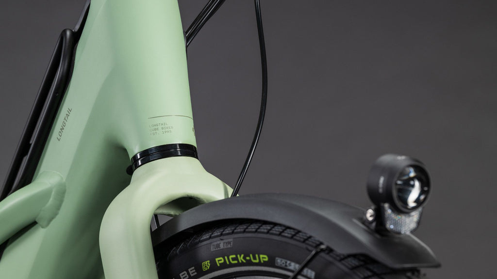 Vélo Cargo Longtail Électrique Cube Longtail Hybrid 800 Shimano Cues 11V 800 Wh 26'' Vert Pea 2026