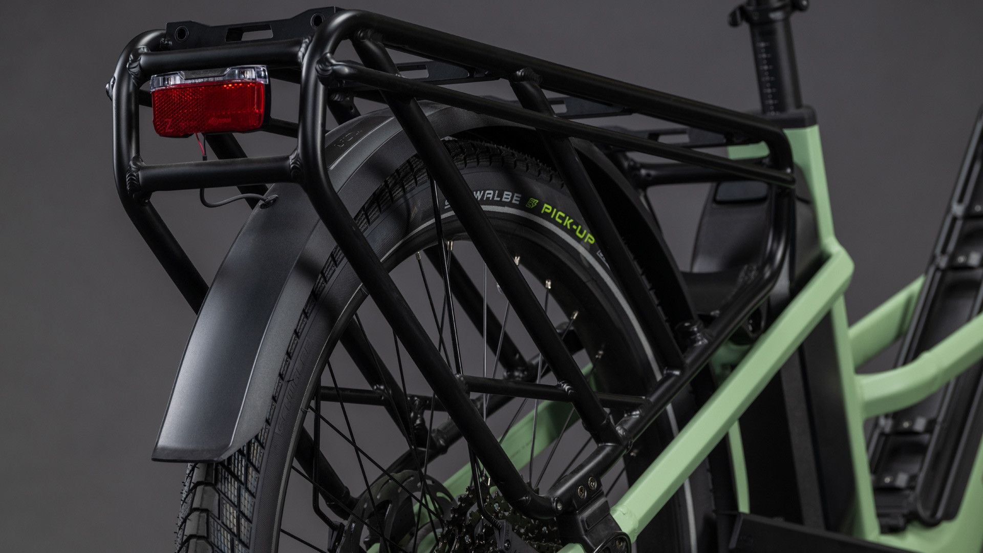 Vélo Cargo Longtail Électrique Cube Longtail Hybrid 800 Shimano Cues 11V 800 Wh 26'' Vert Pea 2026
