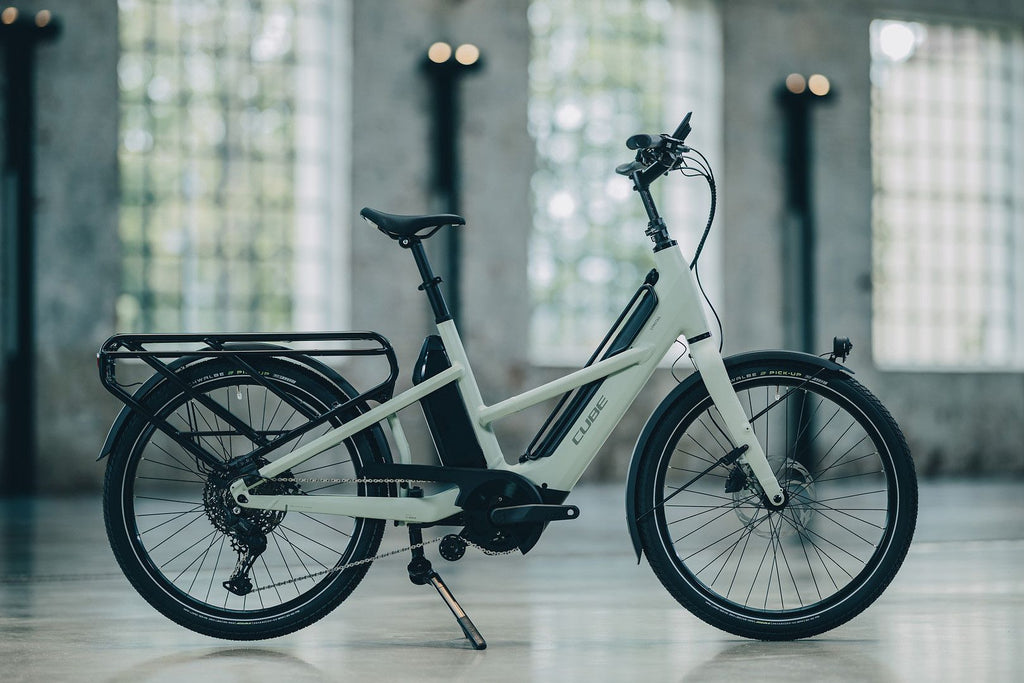 Vélo Cargo Longtail Électrique Cube Longtail Hybrid 800 Shimano Cues 11V 800 Wh 26'' Vert Pea 2026