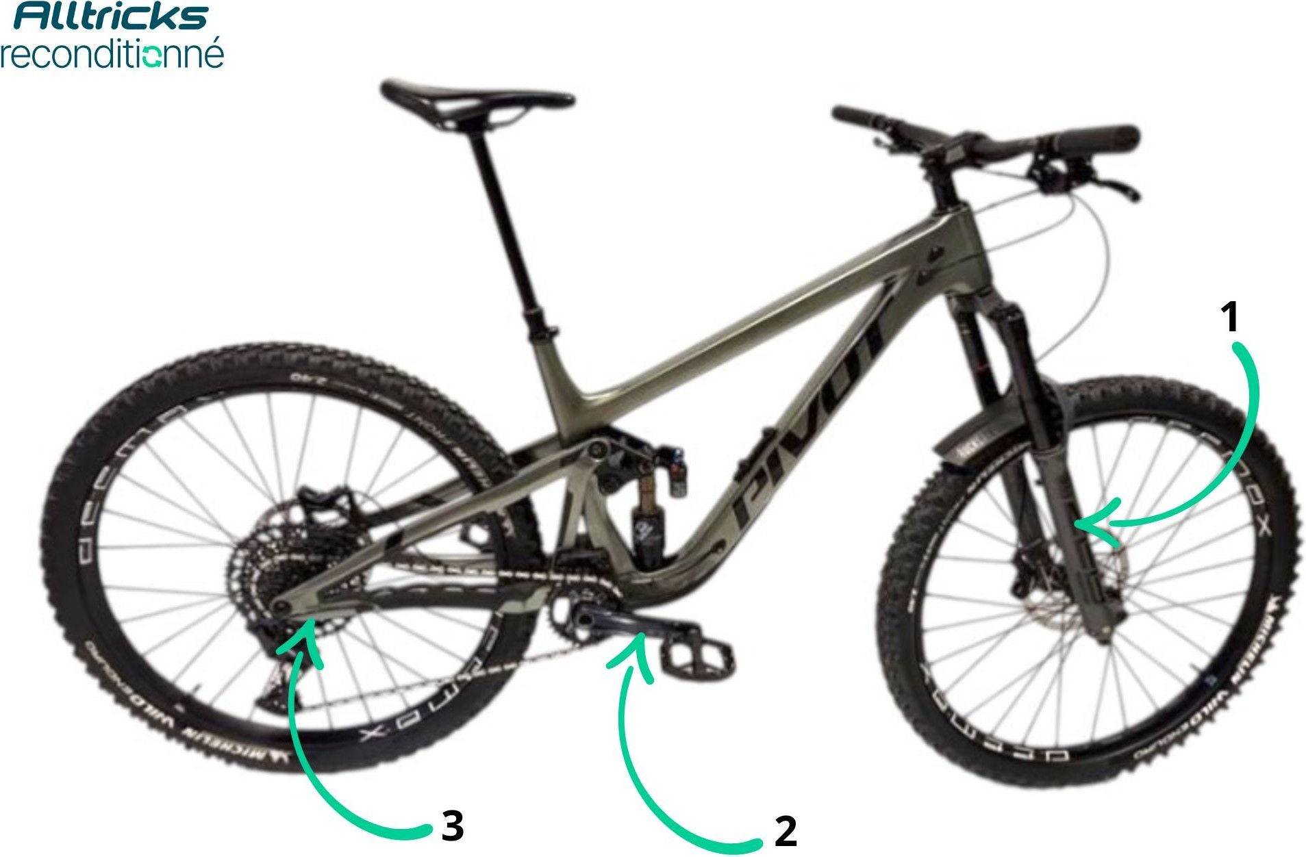 VTT Tout Suspendu Pivot Firebird Sram GX 12V 29" T.L 180/193cm - Produit Reconditionné