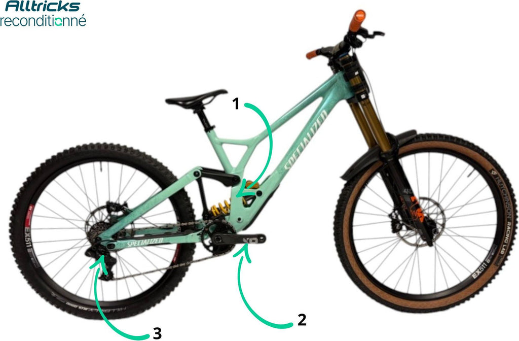 VTT Tout Suspendu Specialized Démo Race Sram GX 7V 29/27.5" T.L 173/193cm - Produit Reconditionné