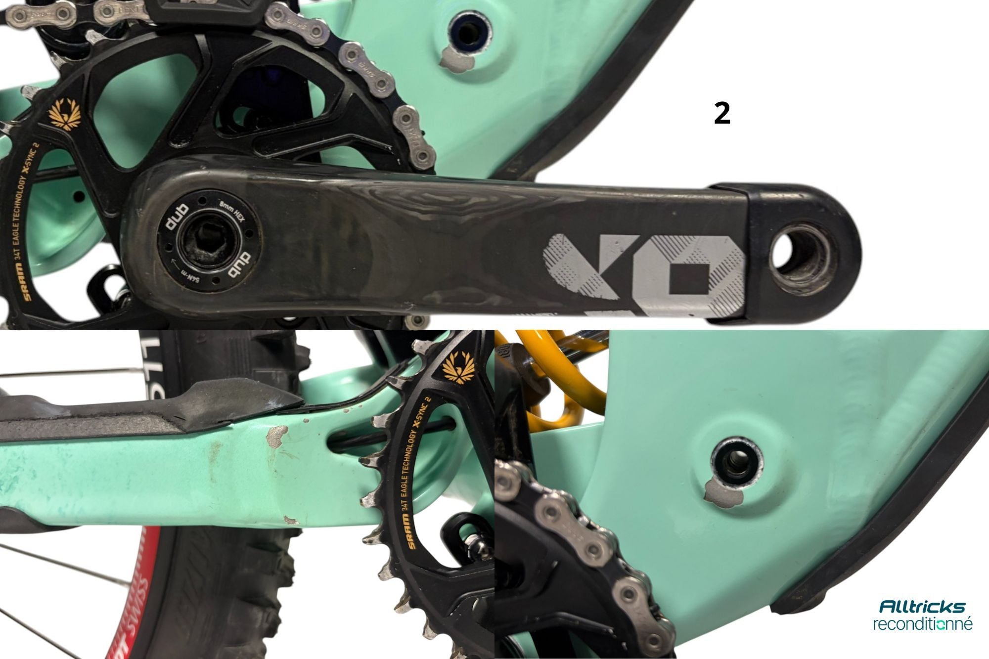 VTT Tout Suspendu Specialized Démo Race Sram GX 7V 29/27.5" T.L 173/193cm - Produit Reconditionné