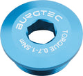 Vis de Pédalier Auto-Extractrice Burgtec Shimano Crank Bolt pour Shimano XTR/XT/SLX/LX/Deore/Saint/Zee/E-Bike Bleu Deep