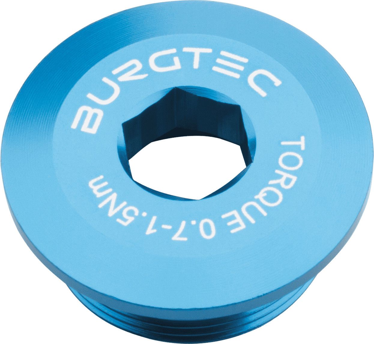 Vis de Pédalier Auto-Extractrice Burgtec Shimano Crank Bolt pour Shimano XTR/XT/SLX/LX/Deore/Saint/Zee/E-Bike Bleu Deep