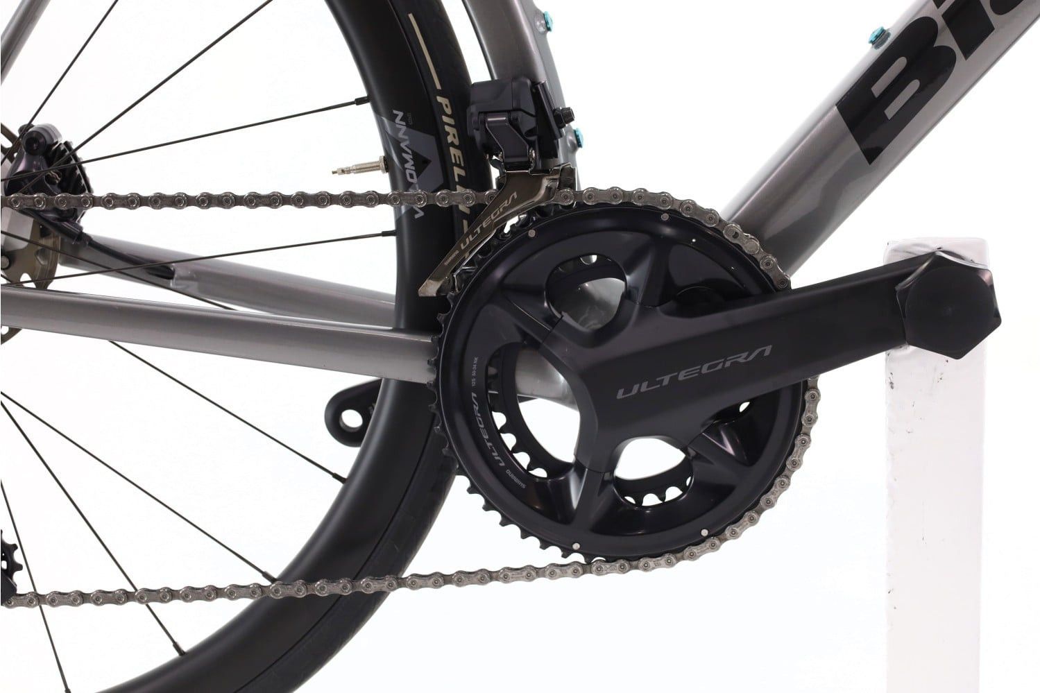 Produit reconditionné · Bianchi Specialissima Di2 12V · Gris / Vélo de route | Très bon état
