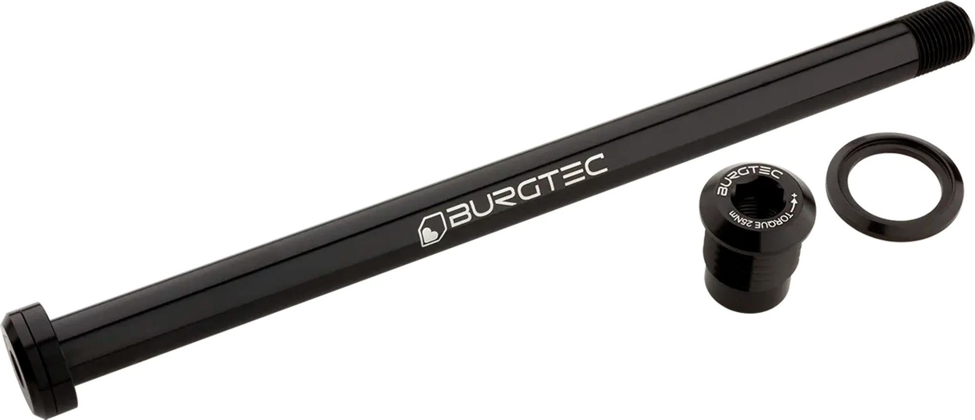 Axe Arrière VTT Burgtec 188 x 12 mm | M12x1.0 | Noir