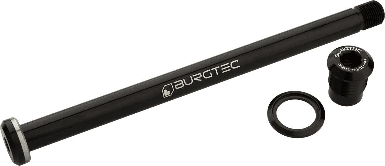 Axe Arrière VTT Burgtec Yeti 174 mm | M12x1.0 | Noir