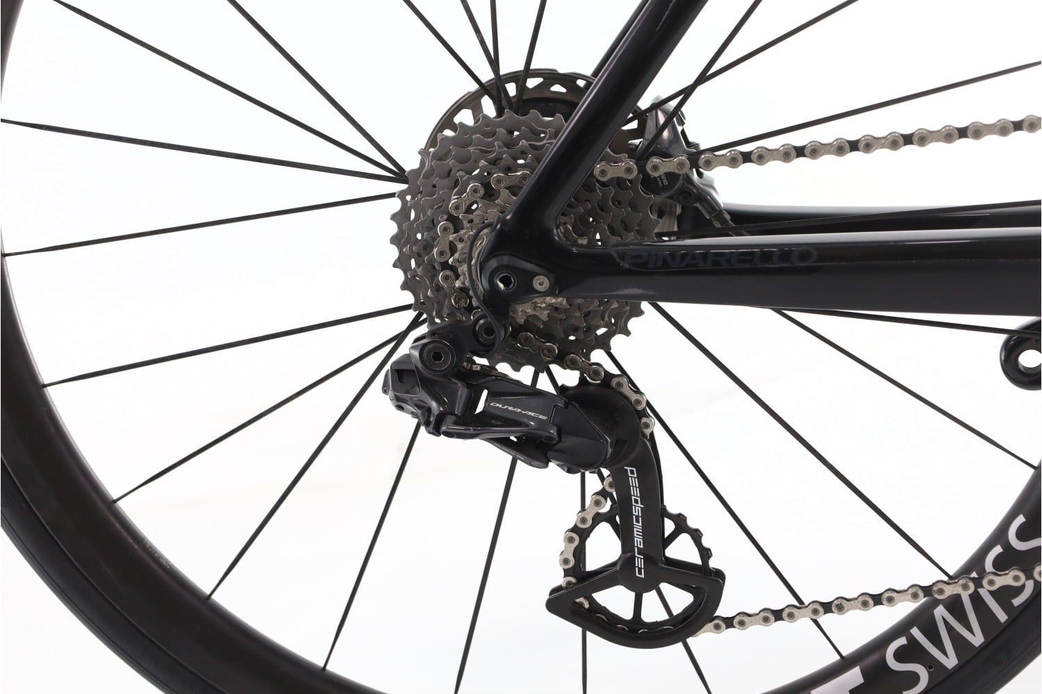 Produit reconditionné · Pinarello Dogma F Di2 12V · Noir / Vélo de route | Très bon état
