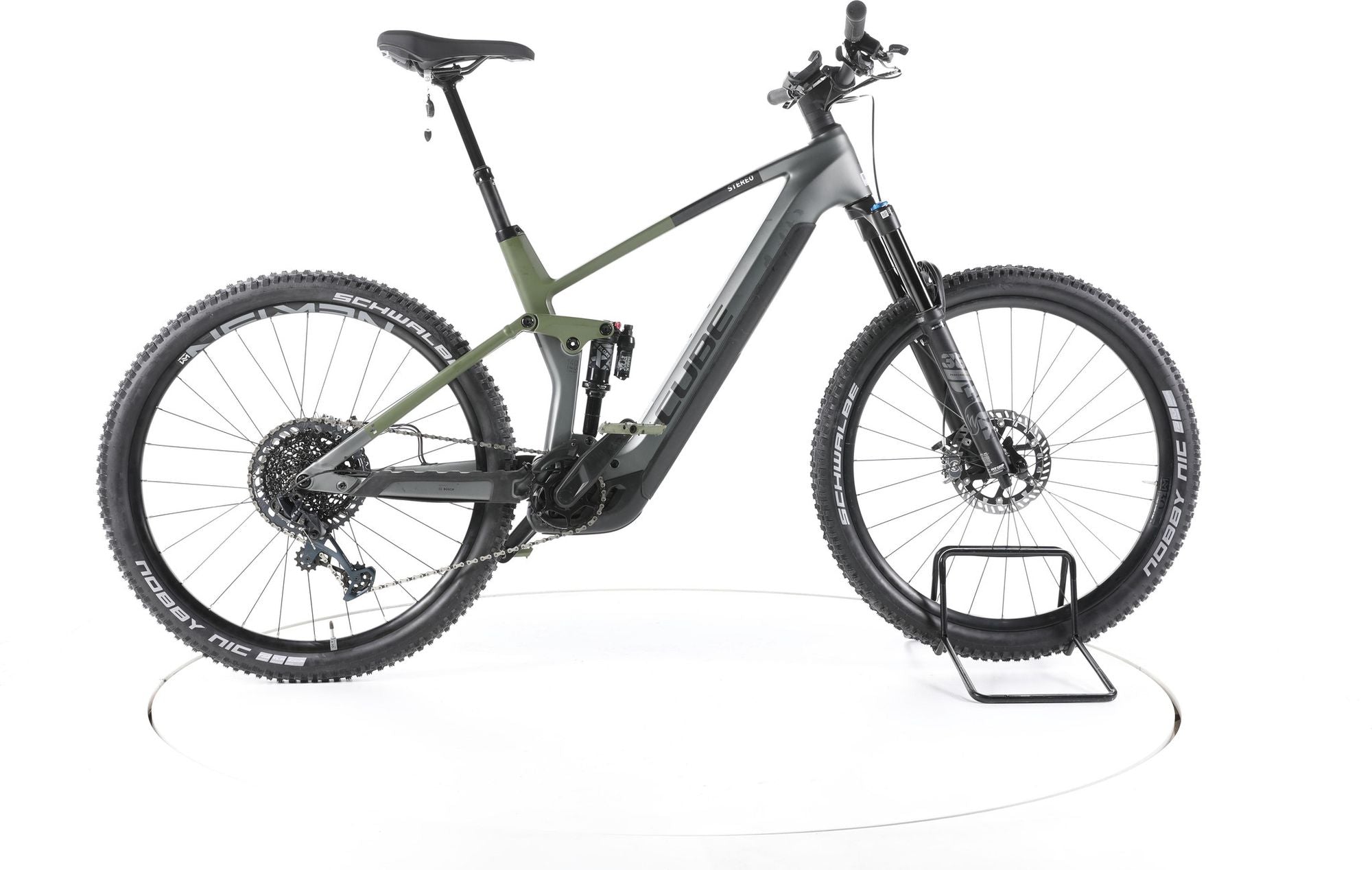 Produit reconditionné - Cube Stereo Hybrid 140 HPC TM Fully E-Bike Carbon  - Très Bon Etat