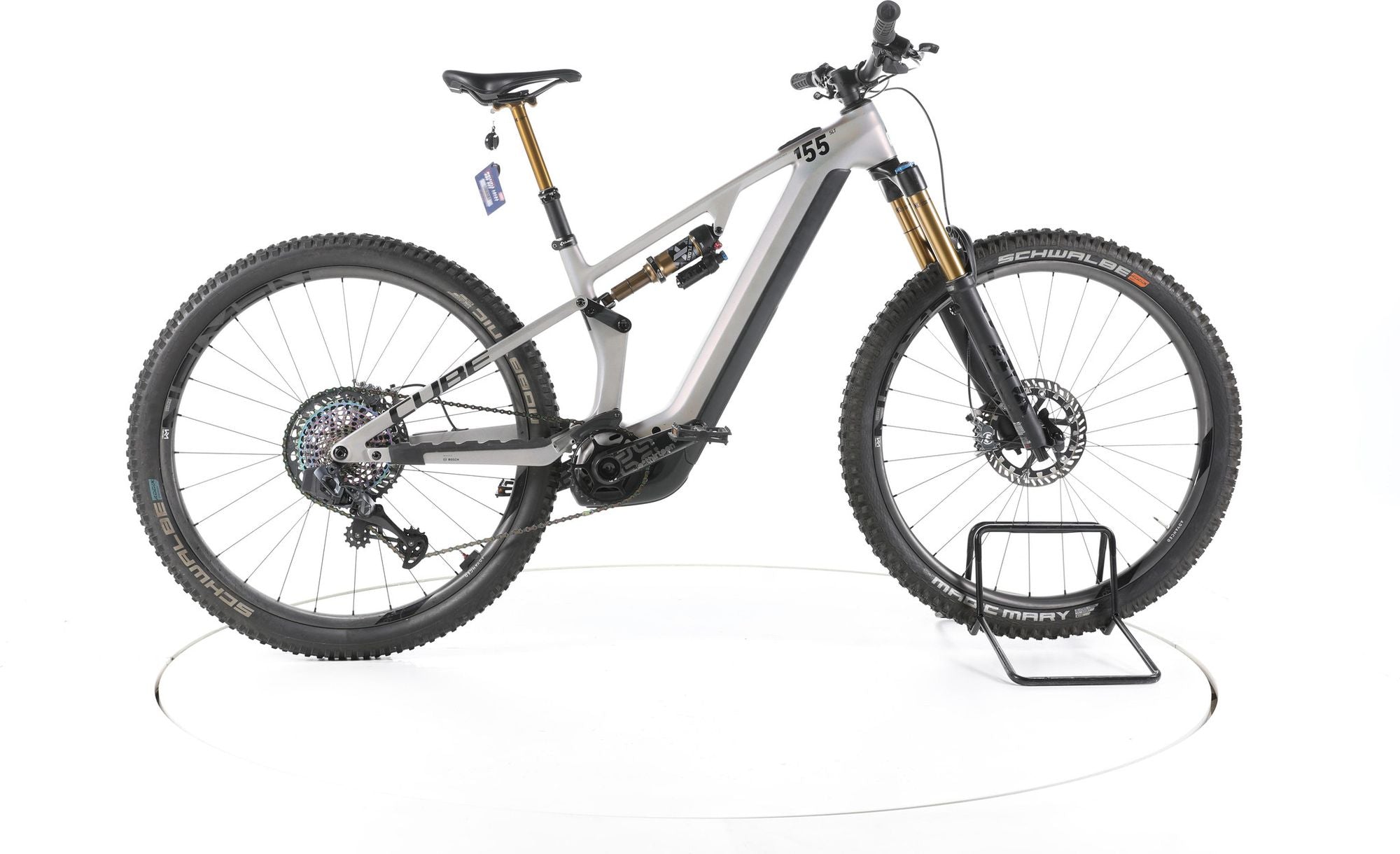 Produit reconditionné - Cube Stereo Hybrid ONE55 C:68X SLT E-Bike Carbon  - Très Bon Etat