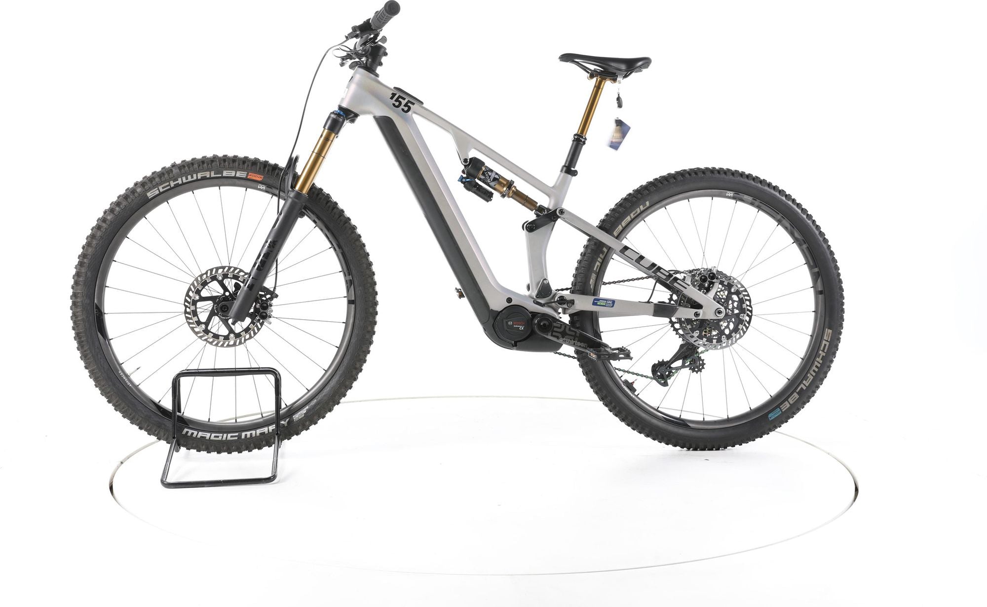 Produit reconditionné - Cube Stereo Hybrid ONE55 C:68X SLT E-Bike Carbon  - Très Bon Etat