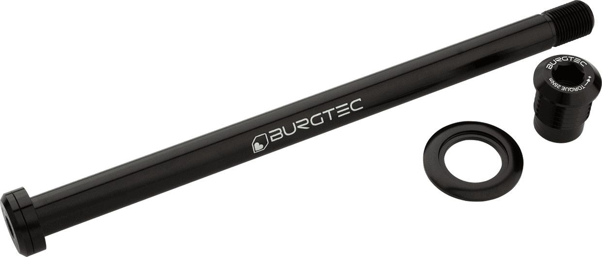 Axe Arrière VTT Burgtec Trek 184.5 mm | M12x1.0 | Noir