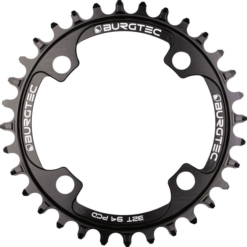 Plateau Rond Burgtec Thick Thin 94 mm BCD 9/10/11/12V Noir