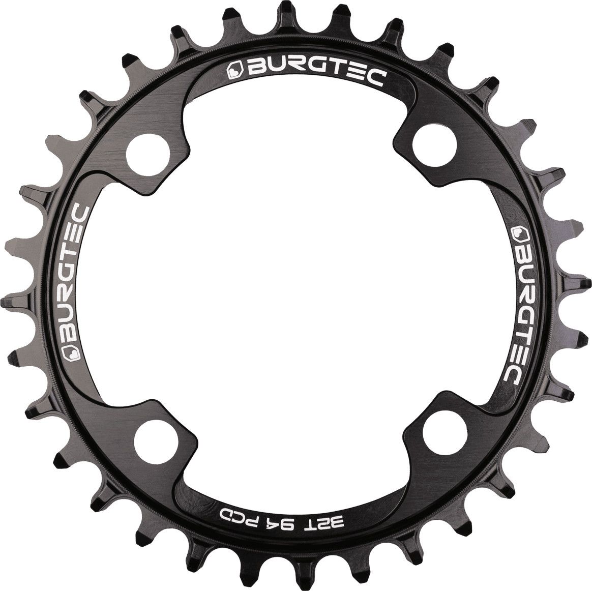 Plateau Rond Burgtec Thick Thin 94 mm BCD 9/10/11/12V Noir