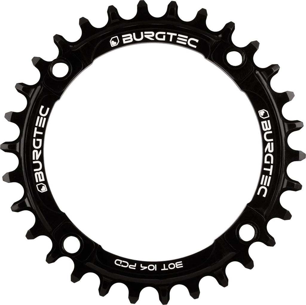 Plateau Rond Burgtec Thick Thin 104 mm BCD Noir
