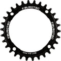 Plateau Rond Burgtec Thick Thin 104 mm BCD Noir