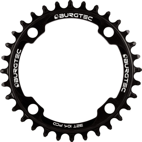 Plateau Rond Burgtec Thick Thin 104 mm BCD Noir